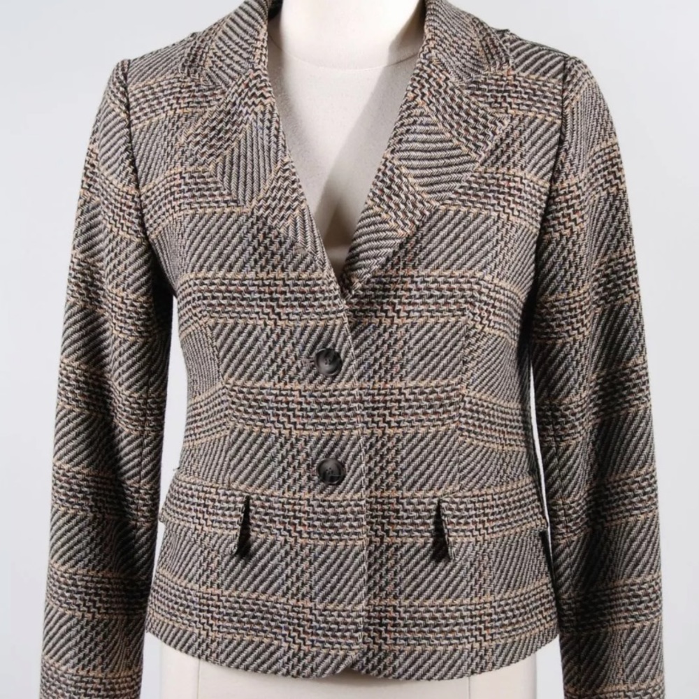 Vintage Pendleton petite 90s blazer vintage cropped wool blend, pockets like new